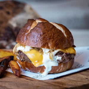 Beef and Ranch Cheese Burger